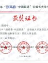 华体会（中国）在2014年“创青春”安徽省大学生创业大赛终审决赛中喜获佳绩