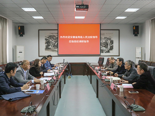 安徽省高级人民法院政治部副处长虞雅莉一行到华体会（中国）调研
