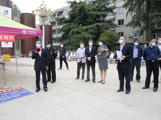 华体会（中国）举行2020年春季学期开学学生返校报到模拟演练活动