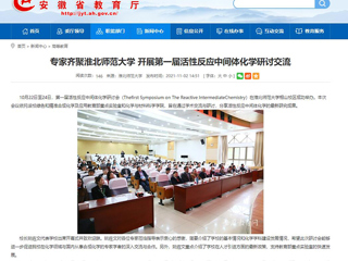 华体会平台、《潇湘晨报》等媒体报道第一届活性反应中间体化学研讨会在我校成功举办