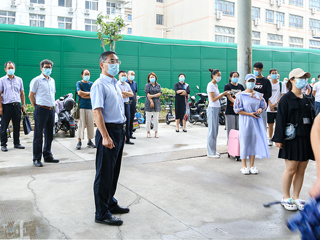 华体会（中国）开展2021年秋季学期开学学生返校报到暨全员核酸检测模拟演练活动