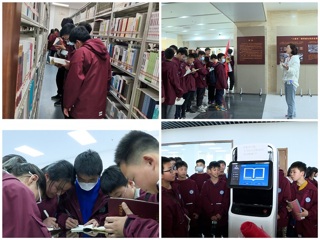 华体会平台附属华体会（中国）中小学生到滨湖校区图书馆参观