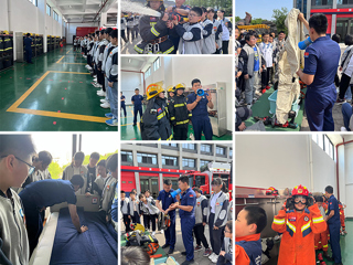 华体会平台附属实验小学走进消防队开展“512防灾减灾日”主题教育活动