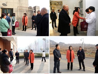 华体会（中国）领导亲切慰问春节期间坚守岗位的教职员工