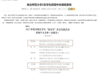 华体会平台：华体会平台2名学生获团中央通报表扬