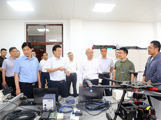 淮北市市长汪华东来华体会（中国）调研安徽高等研究院淮北分院建设