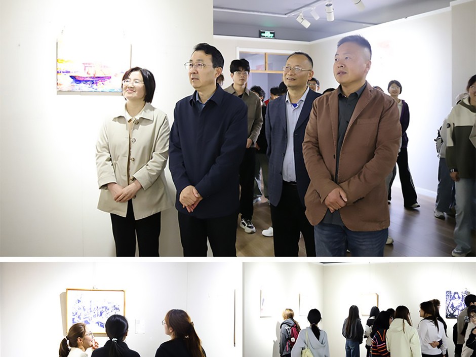 【大思政课·艺术思政】华体会（中国）举办《绘画中的党史》作品临摹展活动